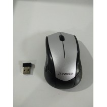 NEW USB MOUSE BLACK & SILVER WIRELESS